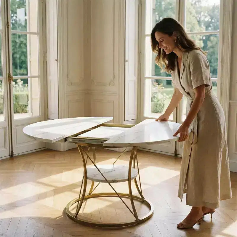 Tavolino Moderno con Cassetto - Comodino per Camera da Letto e Salotto, MDF effetto Legno Rustico e Piano in Vetro Temperato, Tavolino Laterale in Stile Industriale
