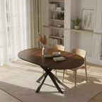 Tavolino Moderno con Cassetto - Comodino per Camera da Letto e Salotto, MDF effetto Legno Rustico e Piano in Vetro Temperato, Tavolino Laterale in Stile Industriale