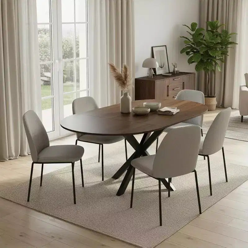 Tavolino Moderno con Cassetto - Comodino per Camera da Letto e Salotto, MDF effetto Legno Rustico e Piano in Vetro Temperato, Tavolino Laterale in Stile Industriale