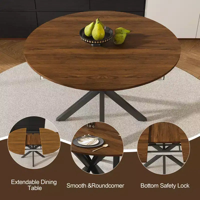 Tavolino Moderno con Cassetto - Comodino per Camera da Letto e Salotto, MDF effetto Legno Rustico e Piano in Vetro Temperato, Tavolino Laterale in Stile Industriale