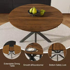 Tavolino Moderno con Cassetto - Comodino per Camera da Letto e Salotto, MDF effetto Legno Rustico e Piano in Vetro Temperato, Tavolino Laterale in Stile Industriale