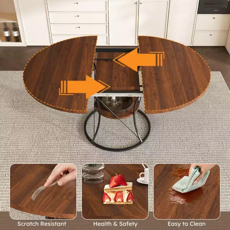 Tavolino Moderno con Cassetto - Comodino per Camera da Letto e Salotto, MDF effetto Legno Rustico e Piano in Vetro Temperato, Tavolino Laterale in Stile Industriale