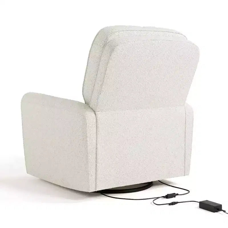 Poltrona reclinabile elettrica di lusso (con funzioni girevole e a dondolo e doppia porta di ricarica USB)