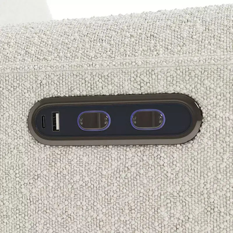 Poltrona reclinabile elettrica di lusso (con funzioni girevole e a dondolo e doppia porta di ricarica USB)