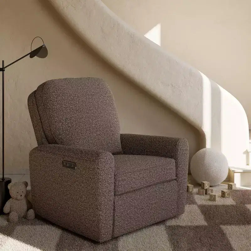 Poltrona reclinabile elettrica di lusso (con funzioni girevole e a dondolo e doppia porta di ricarica USB)