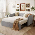 Divano Letto Sherman in Velluto con Letto Estraibile Pop-Up
