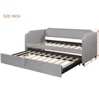 Divano Letto Sherman in Velluto con Letto Estraibile Pop-Up