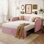 Divano Letto Sherman in Velluto con Letto Estraibile Pop-Up