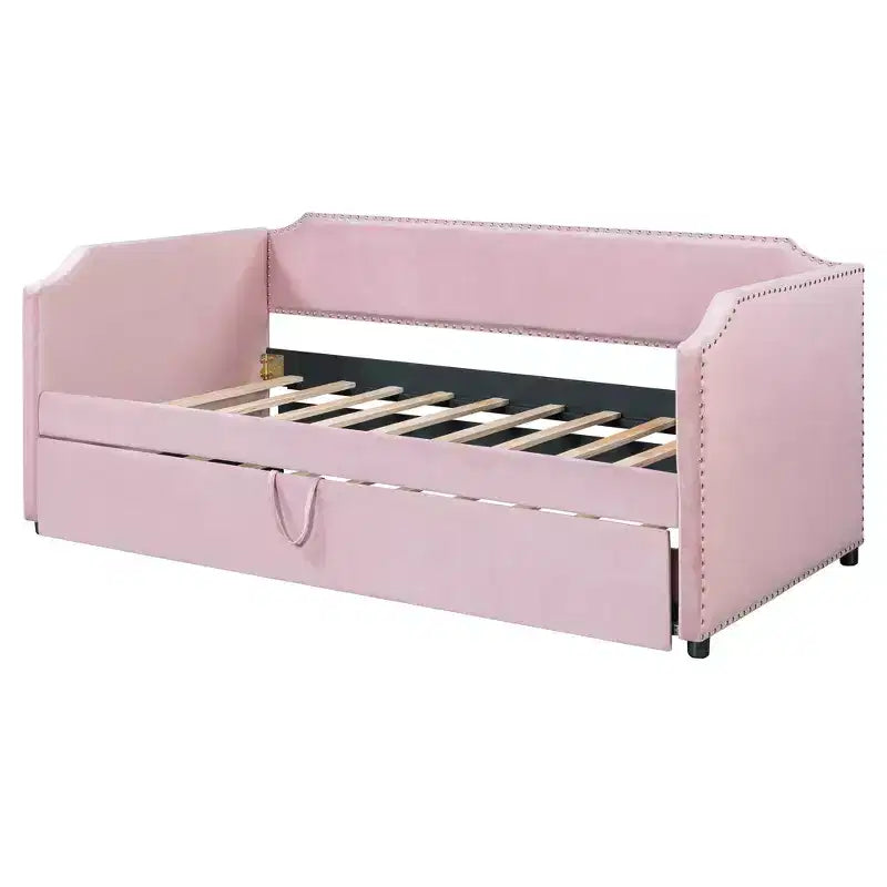 Divano Letto Sherman in Velluto con Letto Estraibile Pop-Up