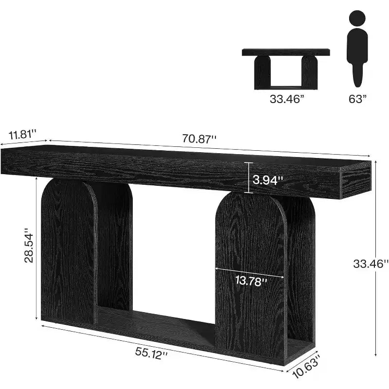 Console Table, Rustic Sofa Table Hallway Table