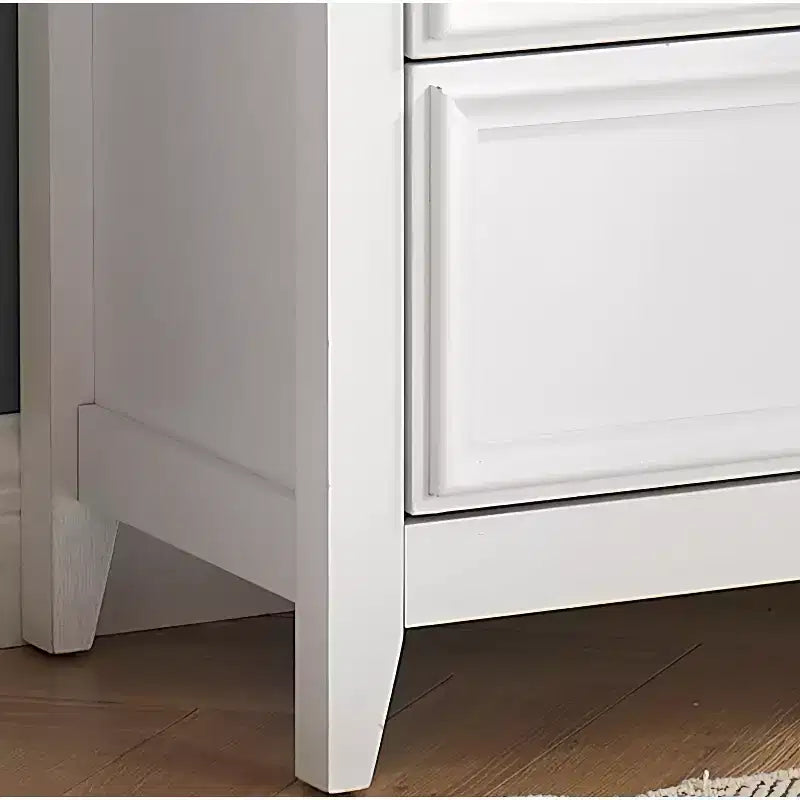 Cassettiera moderna a 7 cassetti, con maniglie in metallo, per camera da letto