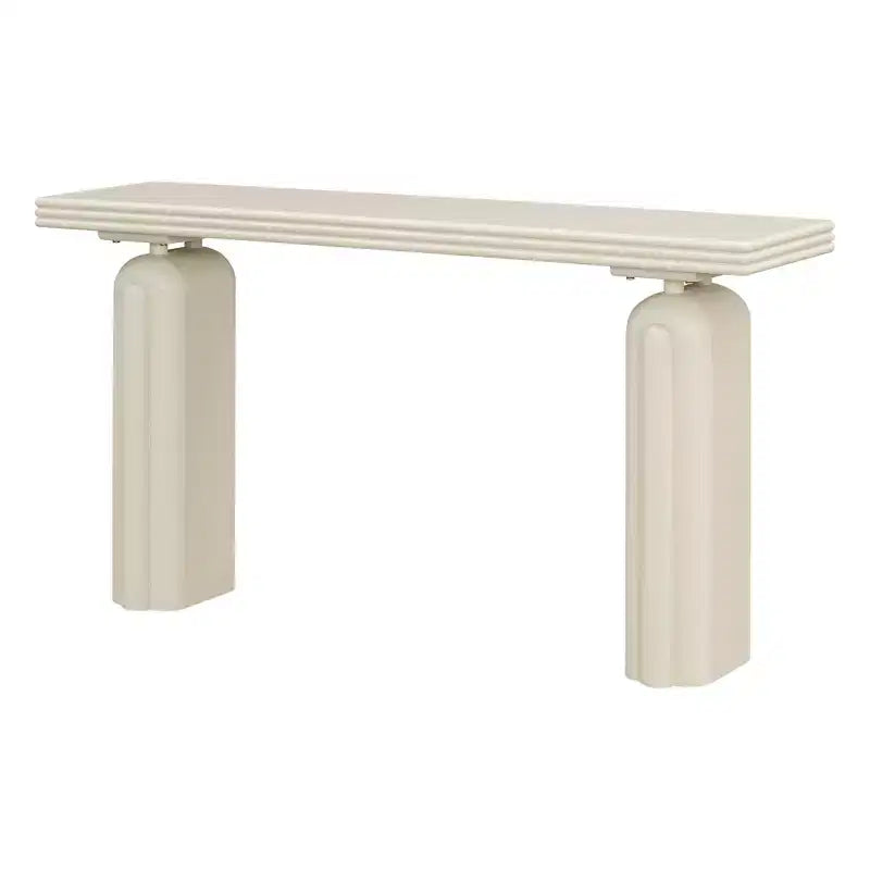 Elegant and Luxurious Acacia Veneer Console Table