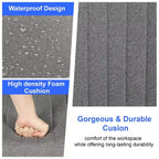 Sedia Criss Cross con Ruote, Senza Braccioli, Sedia da Scrivania Girevole Regolabile in Altezza con Sedile Ampio Imbottito per Ufficio Domestico